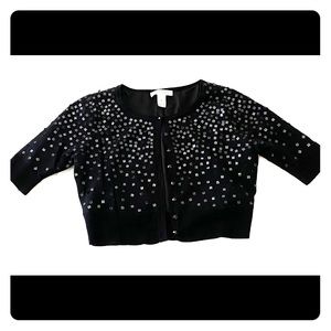 WHBM sequined shrug